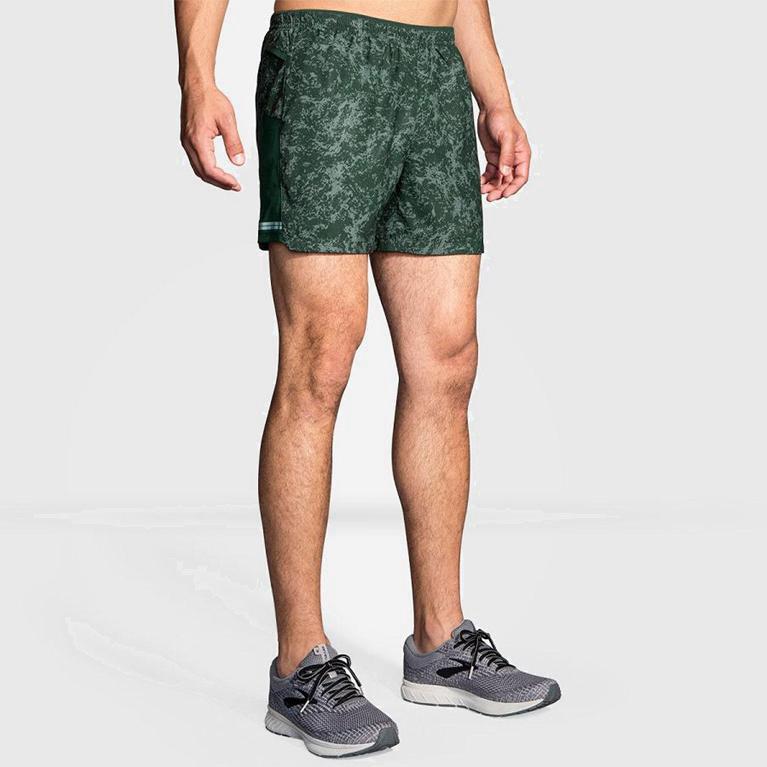 Brooks Sherpa 5 Mens Running Shorts Ireland Green (AHYE-63127)